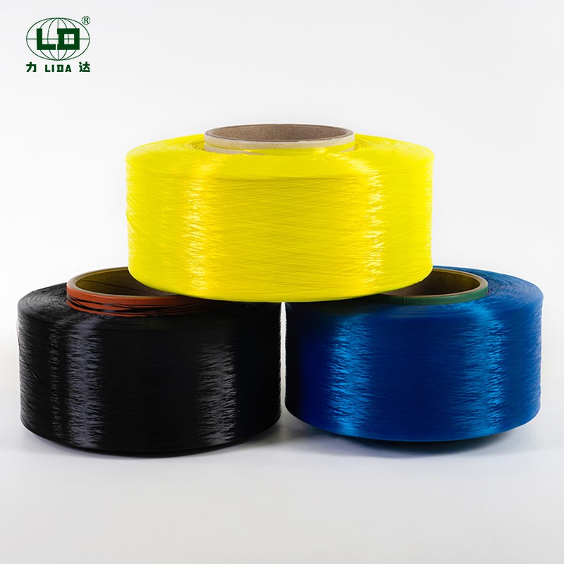 High Tenacity Tsawg Shrinkage Anti UV Polyester Filament Xov Paj